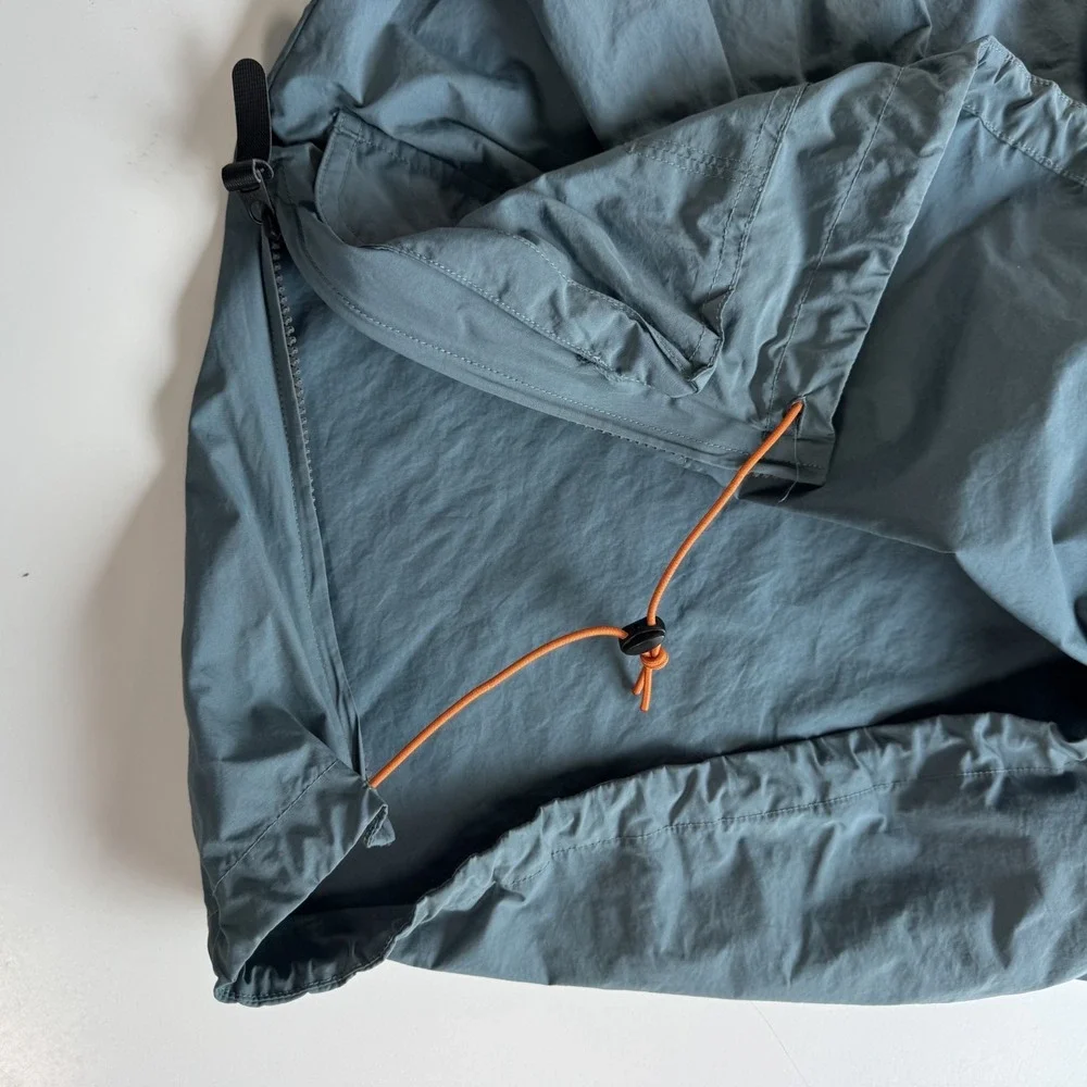 AXS Folk Technology Wideneck Anorak‎ Jacket Mens X Large XL Smokey Blue USA Made